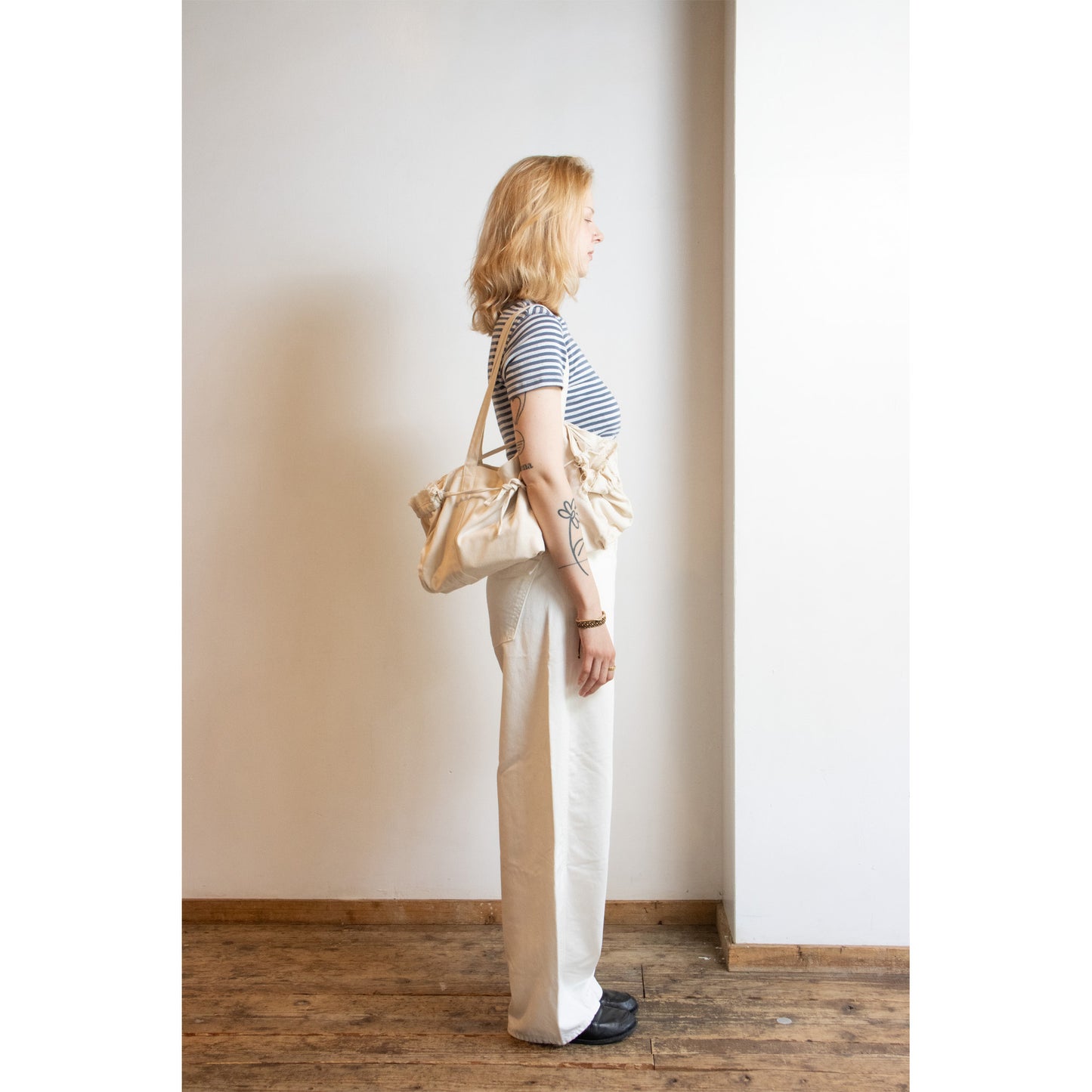 Baggy Loose White Denim