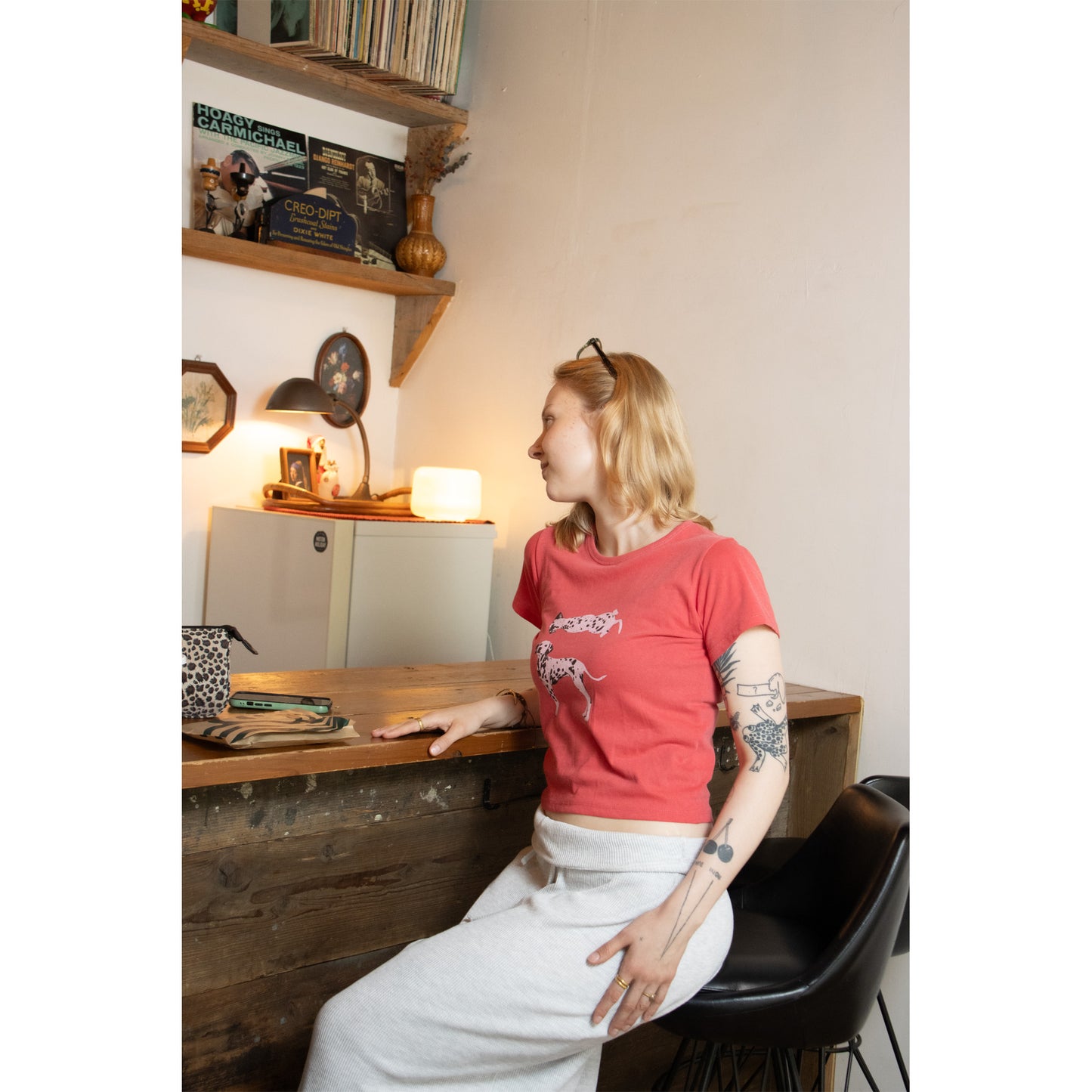 101 Spotty Photo Tee（RED）
