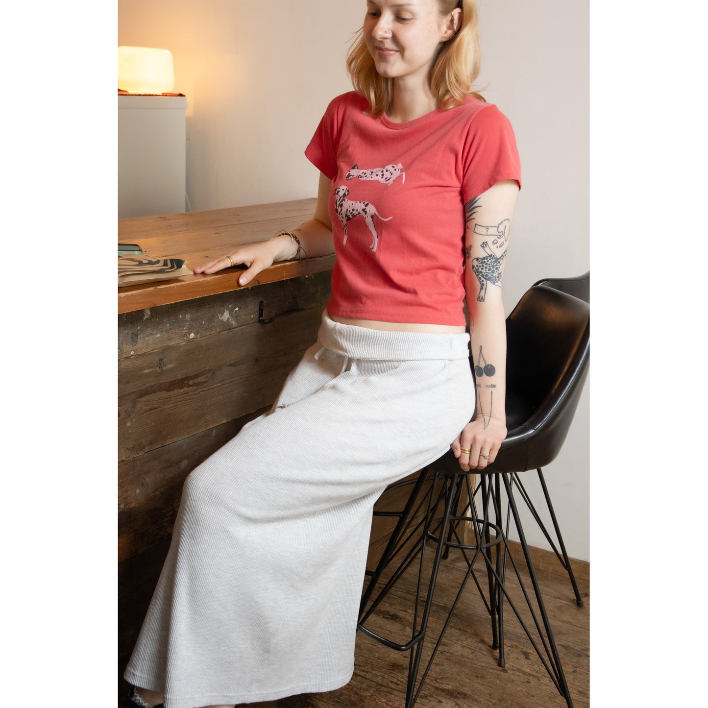 101 Spotty Photo Tee（RED）