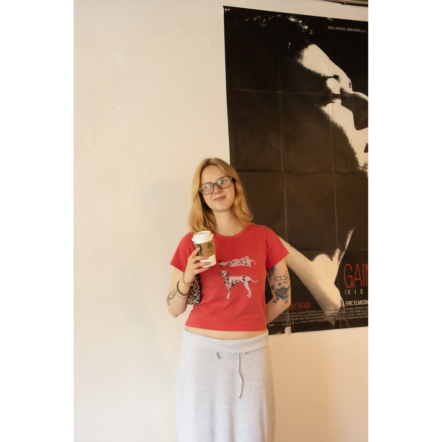 101 Spotty Photo Tee（RED）