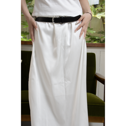 string lace maxi skirt