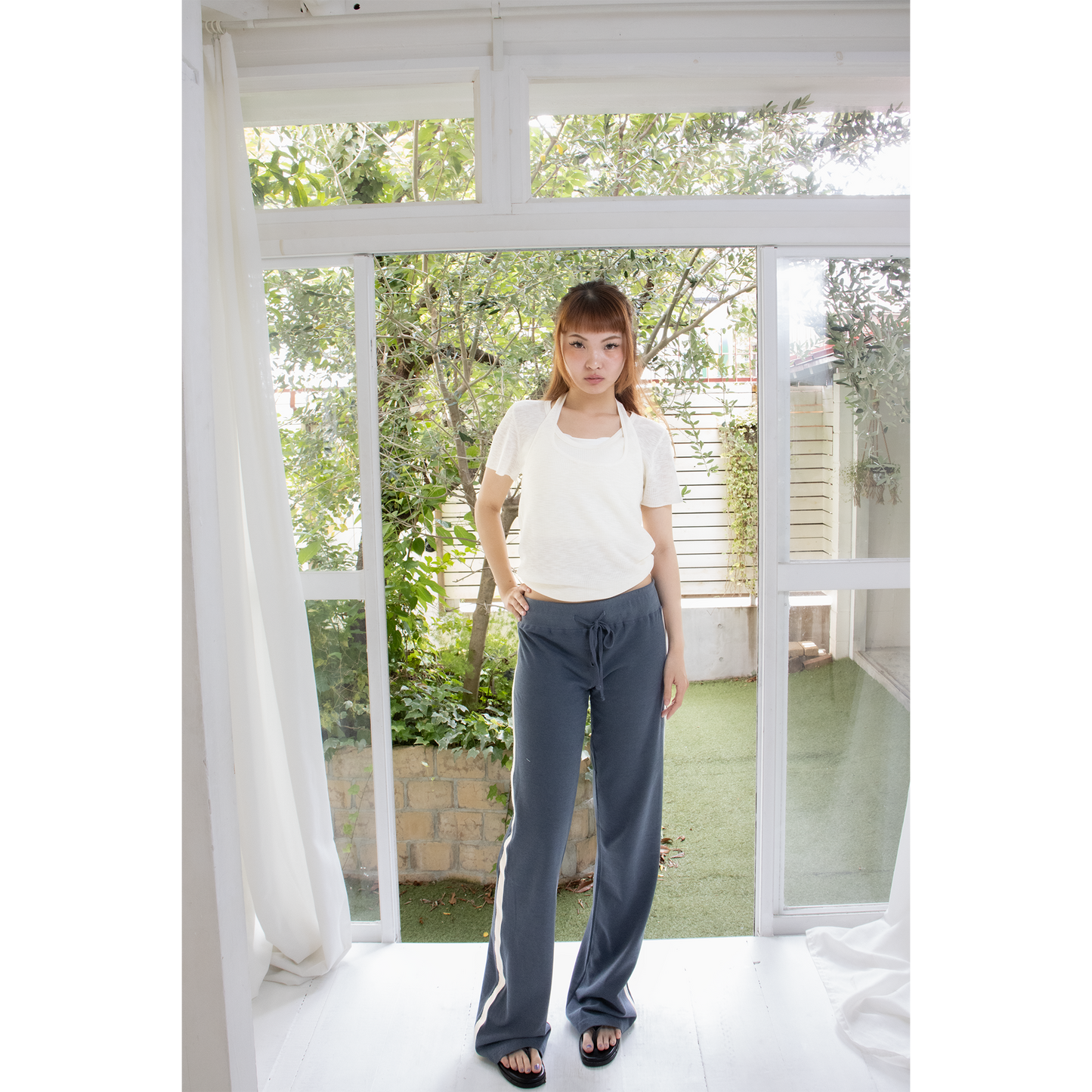Halter summer 2pieces top（Ivory）