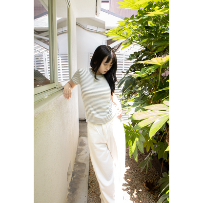 baggy loose white denim