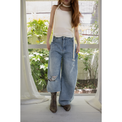 vintage crash loose baggy denim