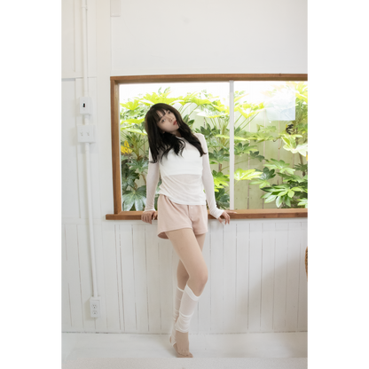 healthy basic summer knit（White）