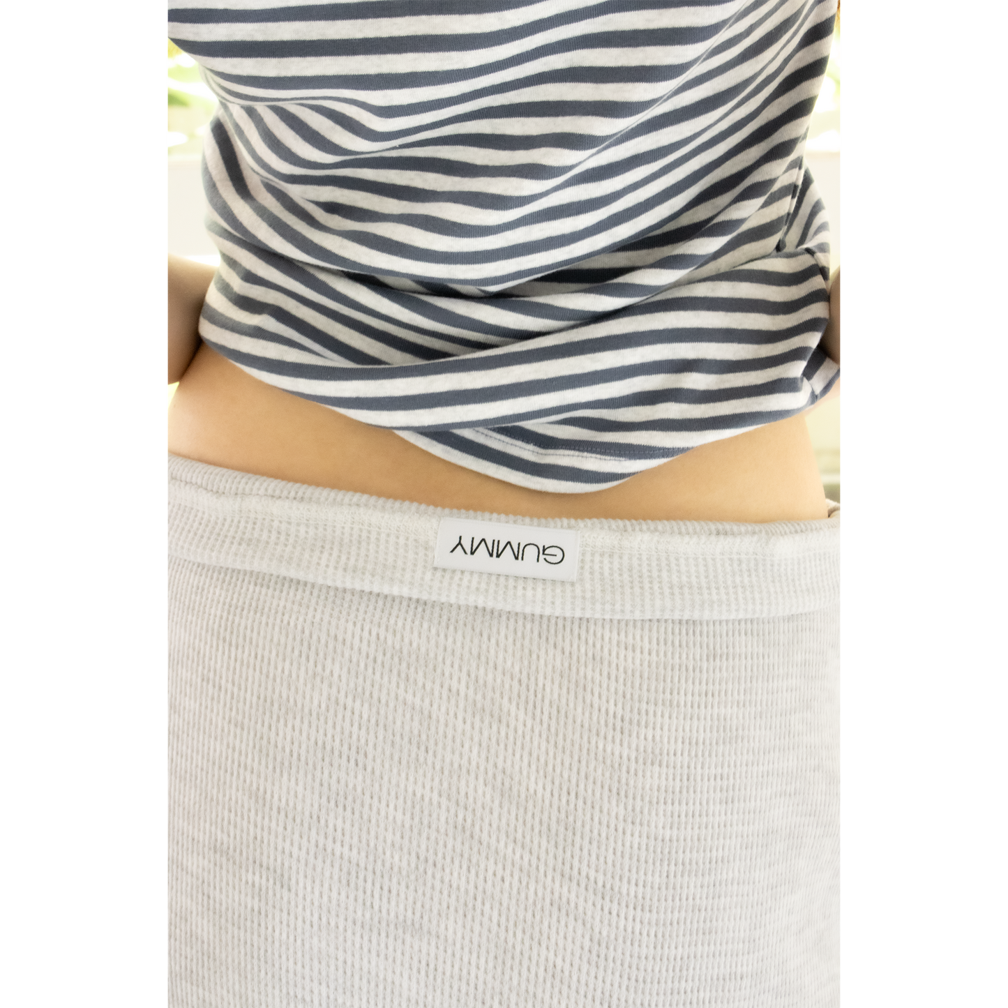 foldover relax sweat skirt