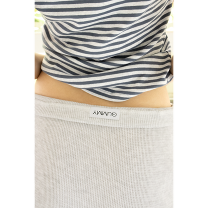 foldover relax sweat skirt