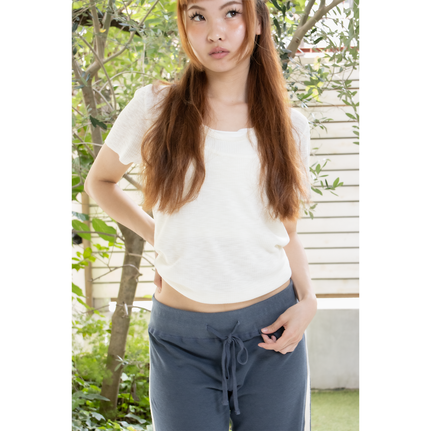 Halter summer 2pieces top（Ivory）